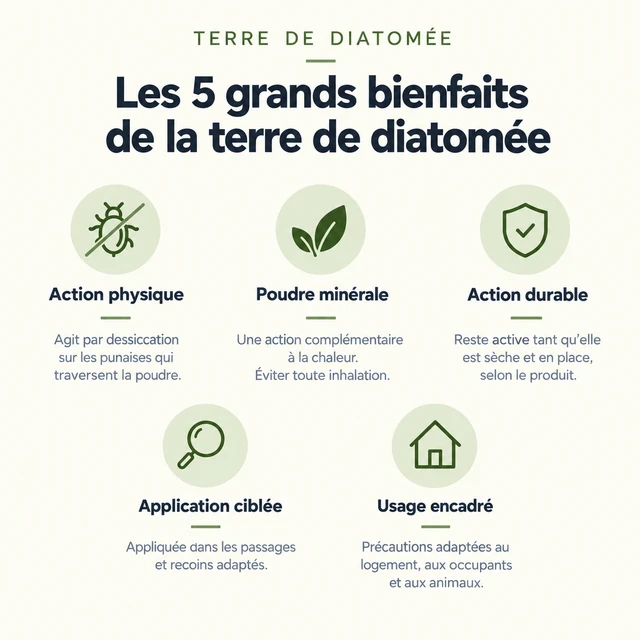 Les cinq bienfaits de la terre de diatomée