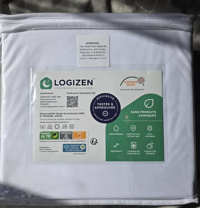 Housse matelas intégrale anti-punaises Logizen, testée et approuvée